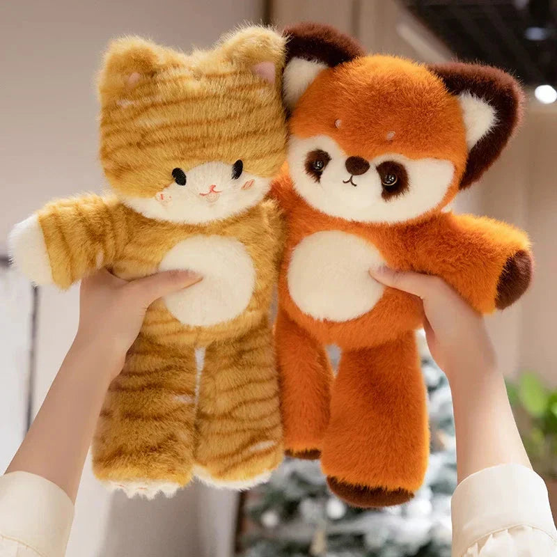 Maliben | Tomo & Mikan The Cat & Red Panda Plush Buddies