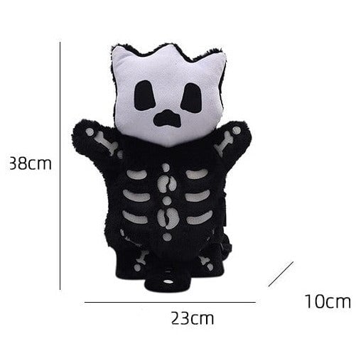 Maliben | Whisper The Mini Skeleton Plush Backpack