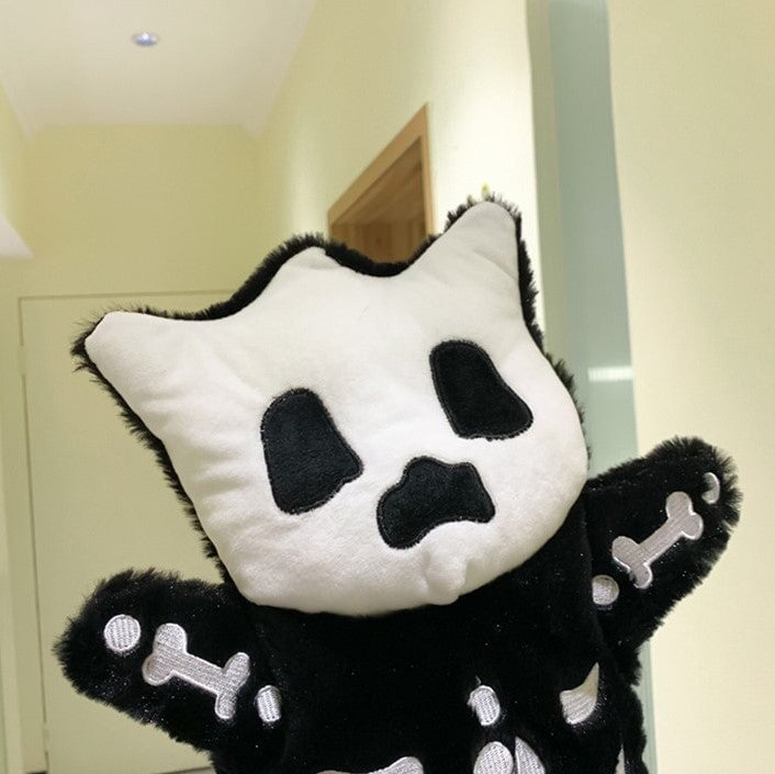 Maliben | Whisper The Mini Skeleton Plush Backpack