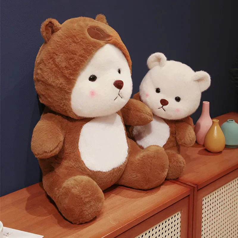 Maliben | White Bear Capybara Costume Plushie