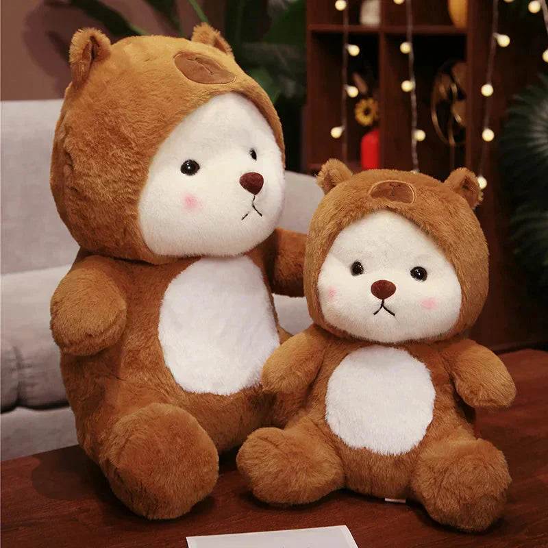 Maliben | White Bear Capybara Costume Plushie