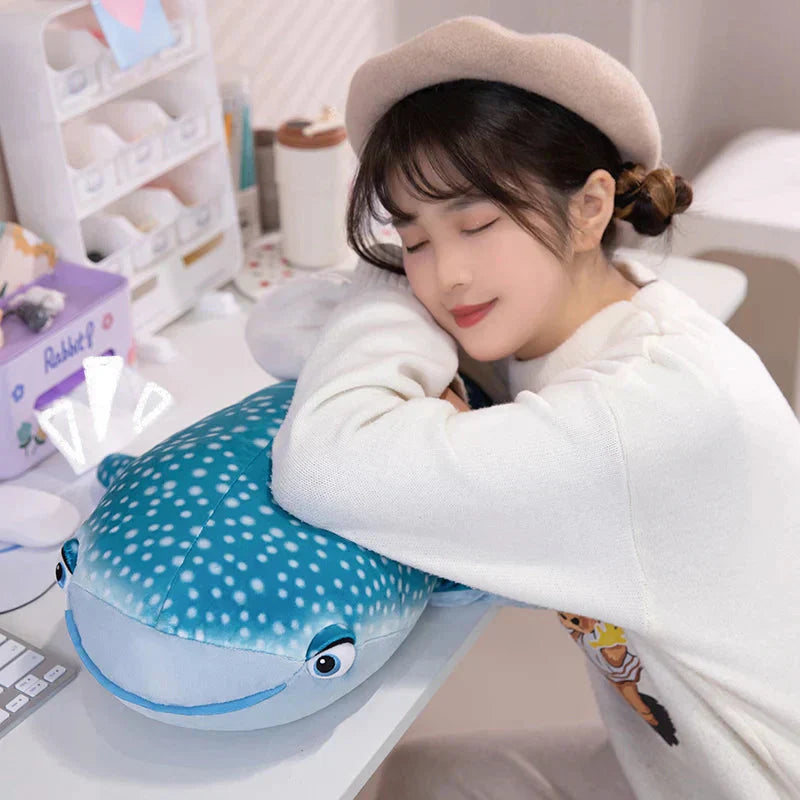 Maliben | White Beluga Blue Whale Shark 75cm Plushies