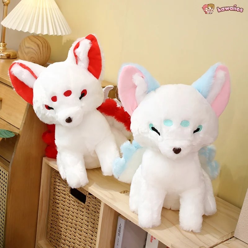 Maliben | White Nine-Tailed Fox Plushies