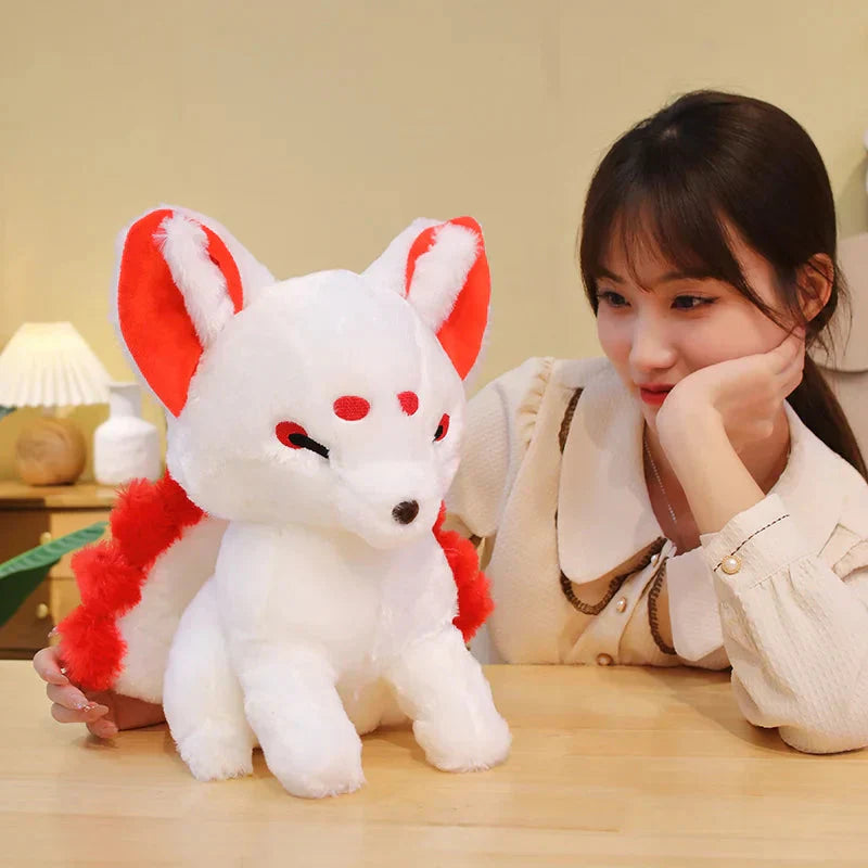 Maliben | White Nine-Tailed Fox Plushies