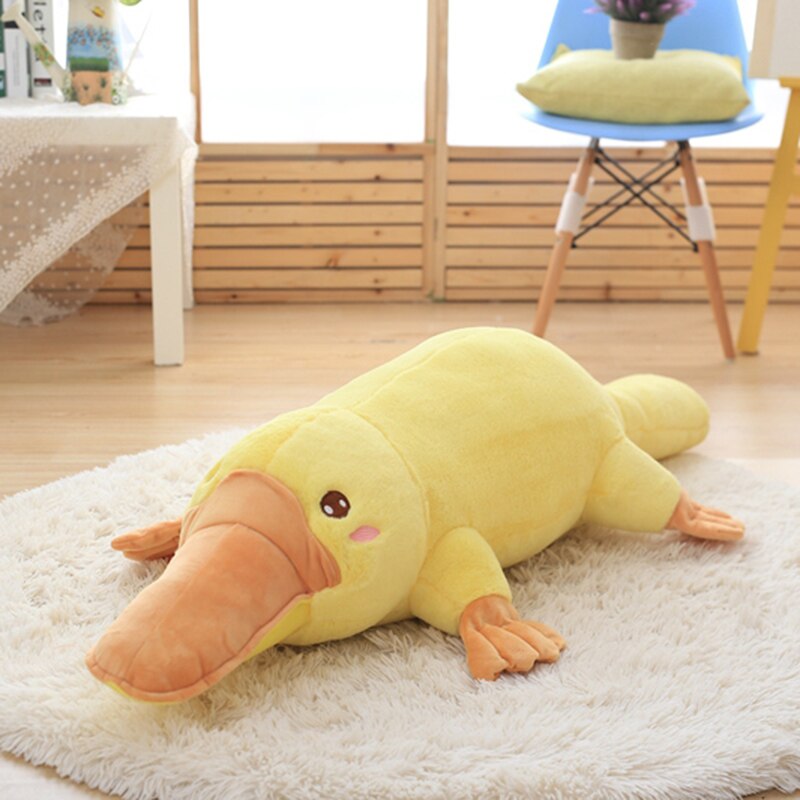 Maliben | Yellow Kawaii Long Snuggly Platypus Plushie