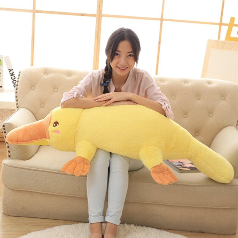 Maliben | Yellow Kawaii Long Snuggly Platypus Plushie
