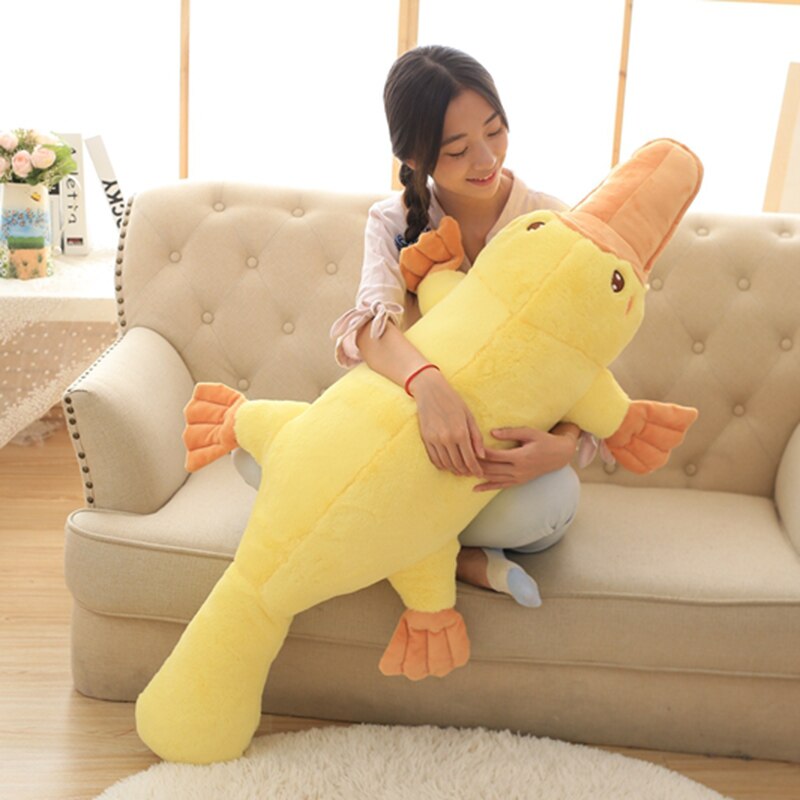 Maliben | Yellow Kawaii Long Snuggly Platypus Plushie