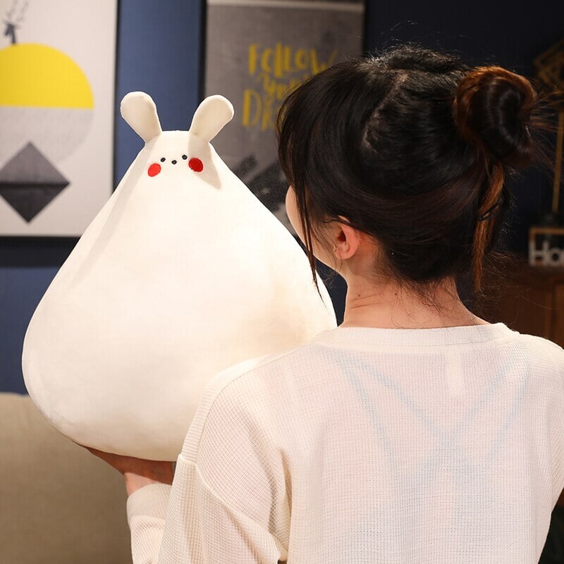 Maliben | Zuki The White Bunny Plushie With Mini Face