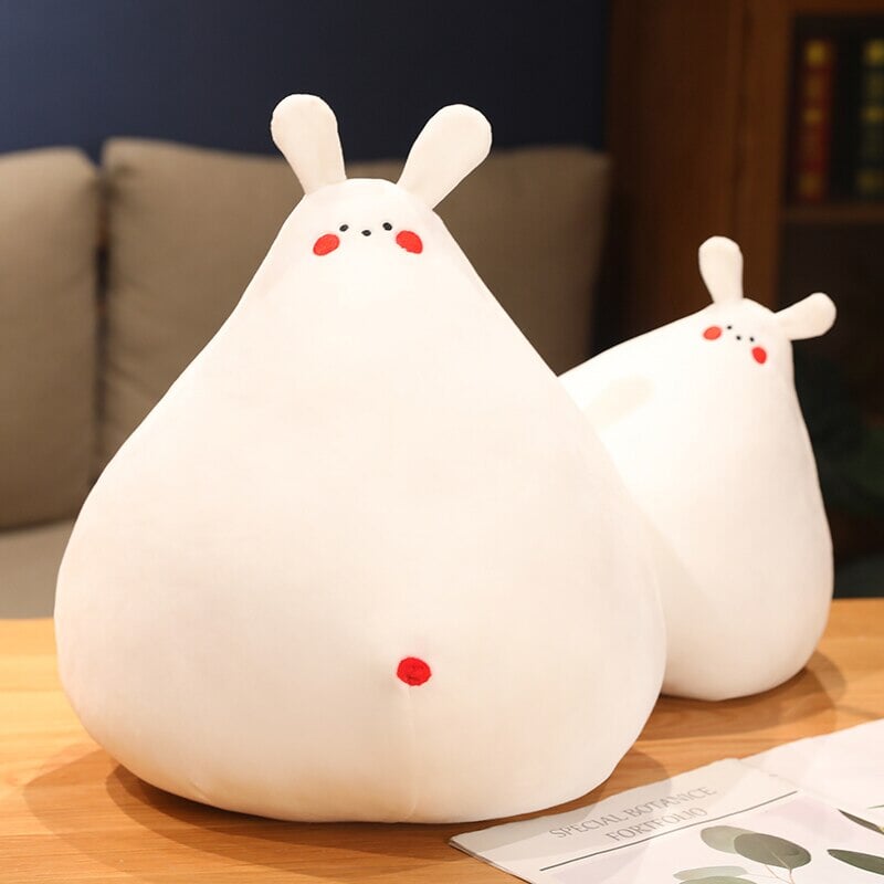 Maliben | Zuki The White Bunny Plushie With Mini Face