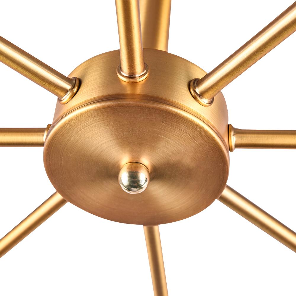 Maliben | Sputnik Chandelier For Semi-Recessed Installation