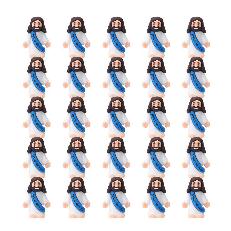 Maliben | Mini Jesus Figurines With Jesus Love You Slogan
