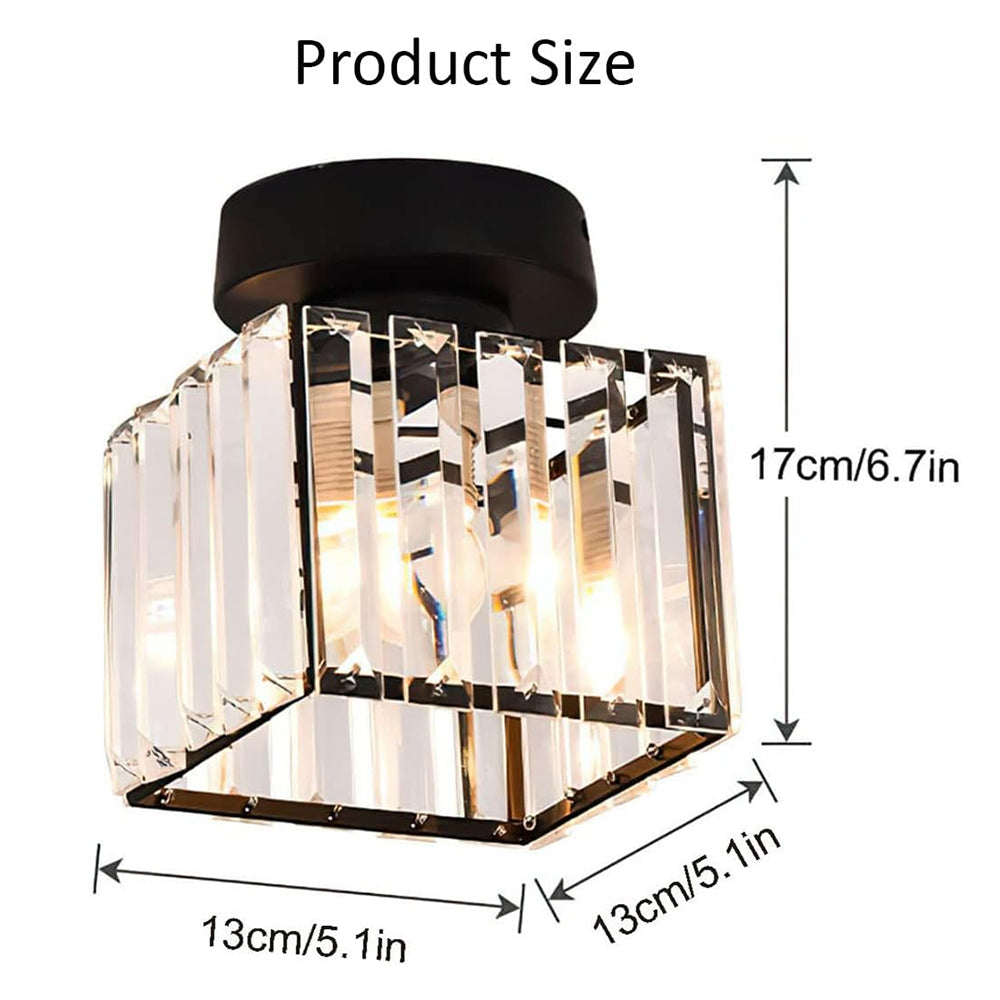 Maliben | Crystal Glass Ceiling Light For Modern Interiors