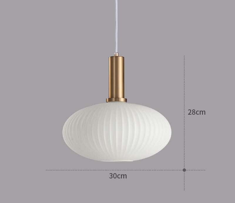 Maliben | Retro Glass Pendant Lamp - Colorvibe