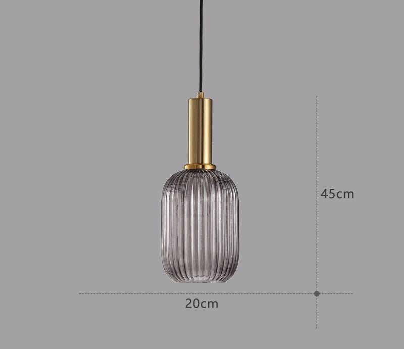 Maliben | Retro Glass Pendant Lamp - Colorvibe