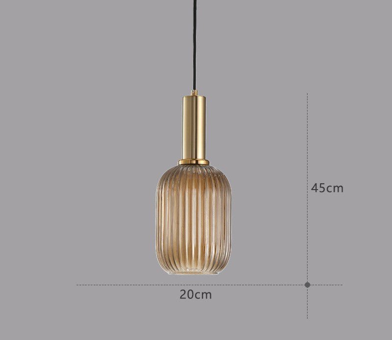 Maliben | Retro Glass Pendant Lamp - Colorvibe