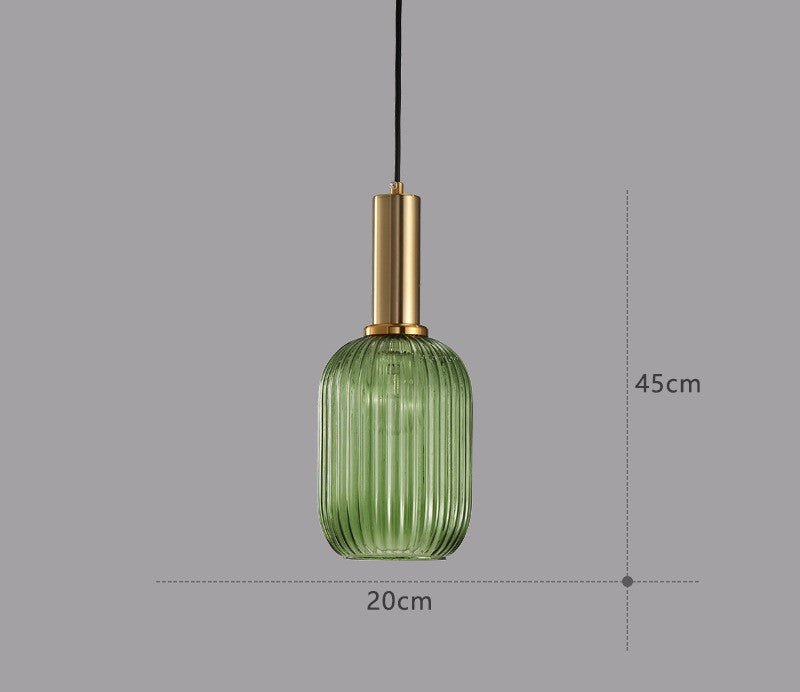 Maliben | Retro Glass Pendant Lamp - Colorvibe