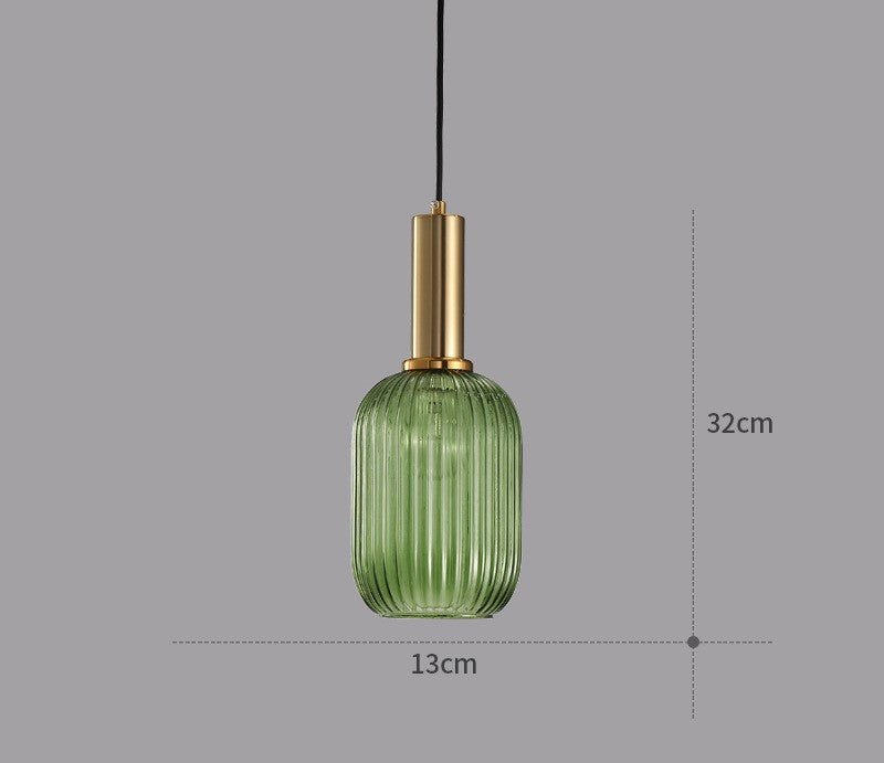 Maliben | Retro Glass Pendant Lamp - Colorvibe