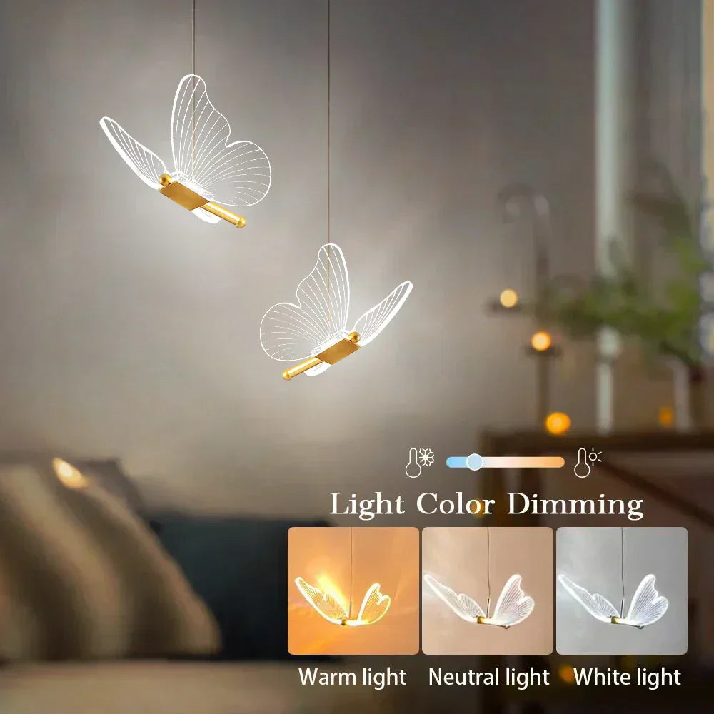 Maliben | Led Butterfly Pendant Lamps - Butterluxe