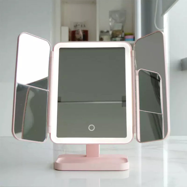 Maliben | Led Makeup Mirror With 3 Light Modes And Magnification