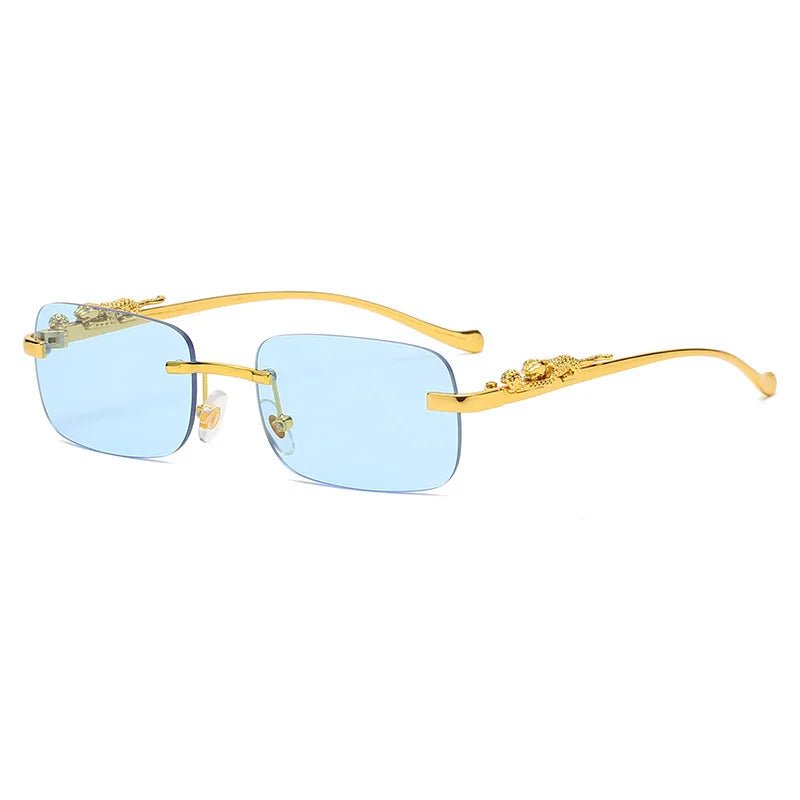 Maliben | Leopardview – Stylish Rimless Sunglasses With Uv400 Protection