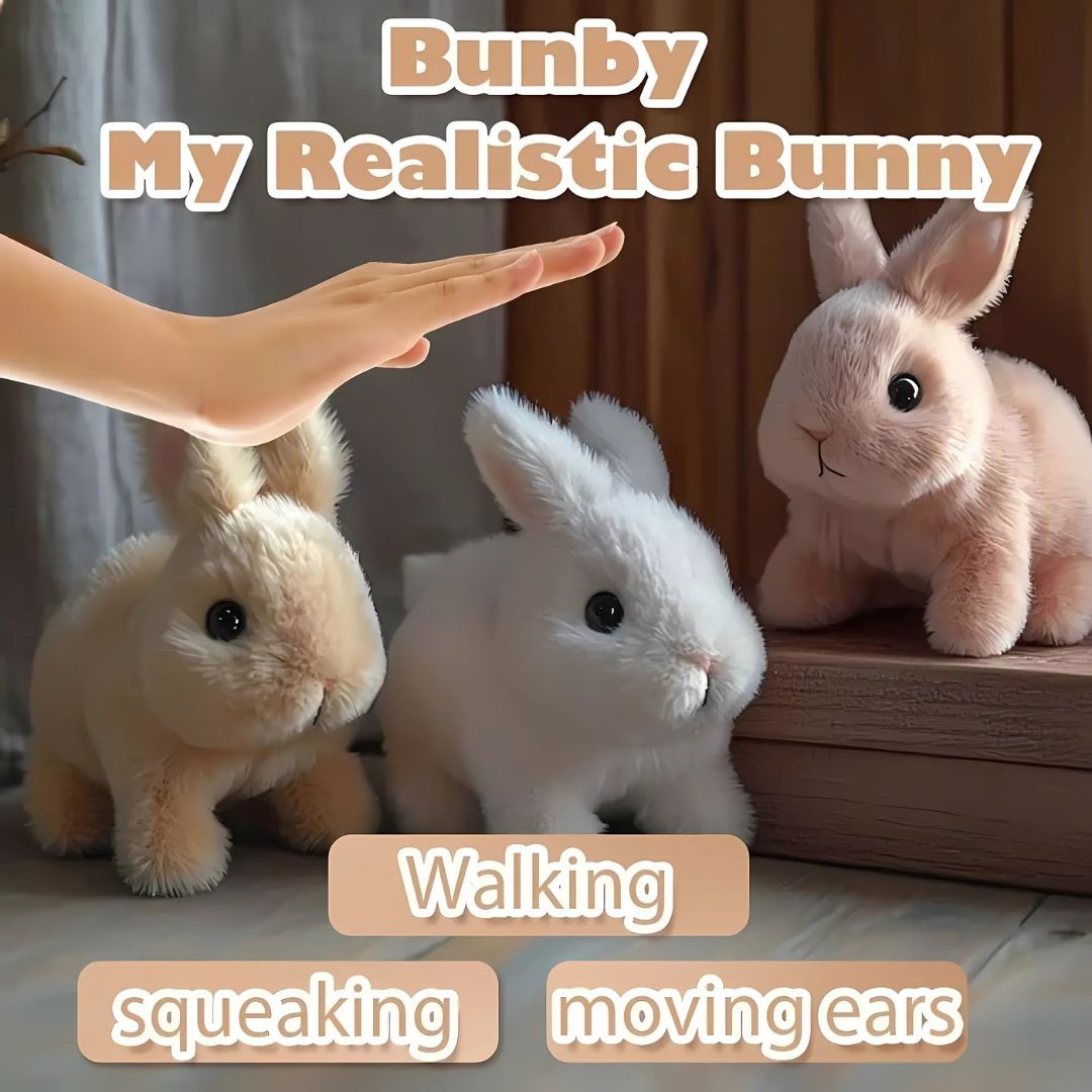 Maliben | Plush Bunny Toy With Soft Fur And Details