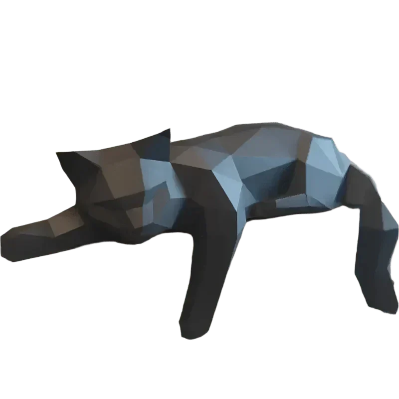 Maliben | Modern Decorative Cat Figurine For Home Interiors