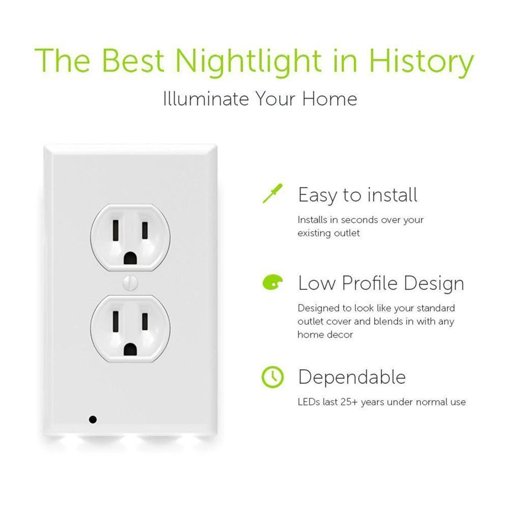 Maliben | Automatic Nightlight Outlet Cover