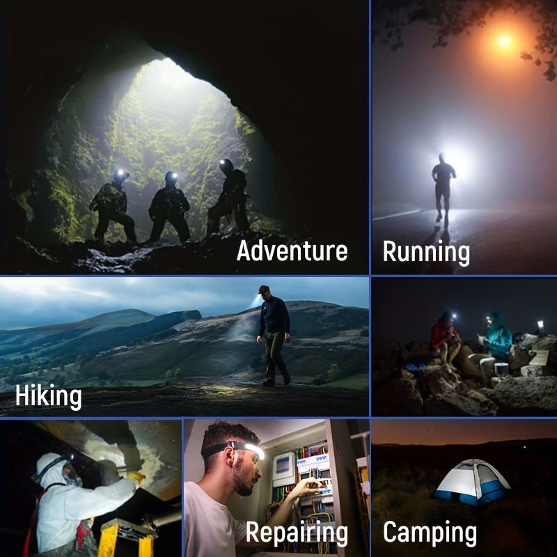 Maliben Led Headlamp X3 – Waterproof & Rechargeable Head Torch For Running, Hiking &...