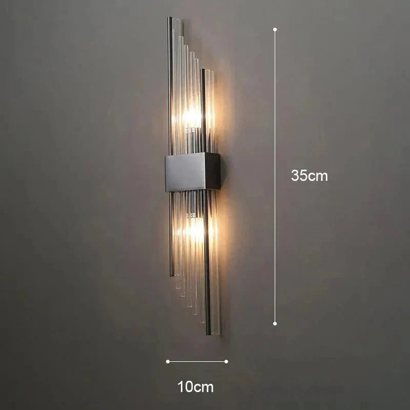 Maliben | Elegant Light - Crystal Wall Lamp - Golden Touch