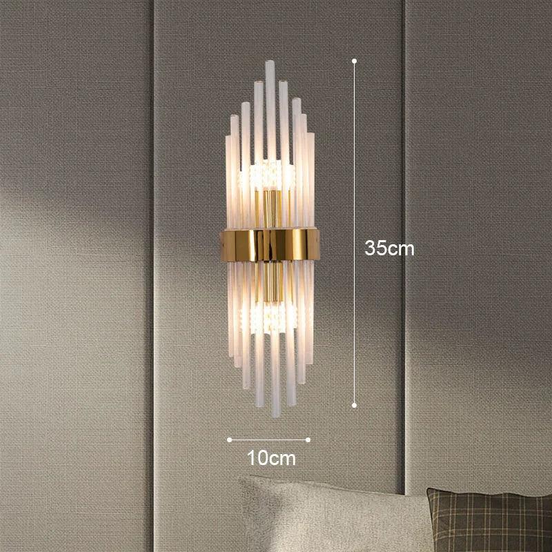 Maliben | Elegant Light - Crystal Wall Lamp - Golden Touch