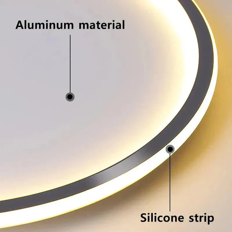 Maliben | Auraring - Modern Ceiling Light - Minimalist Design - Illuminate Elegantly