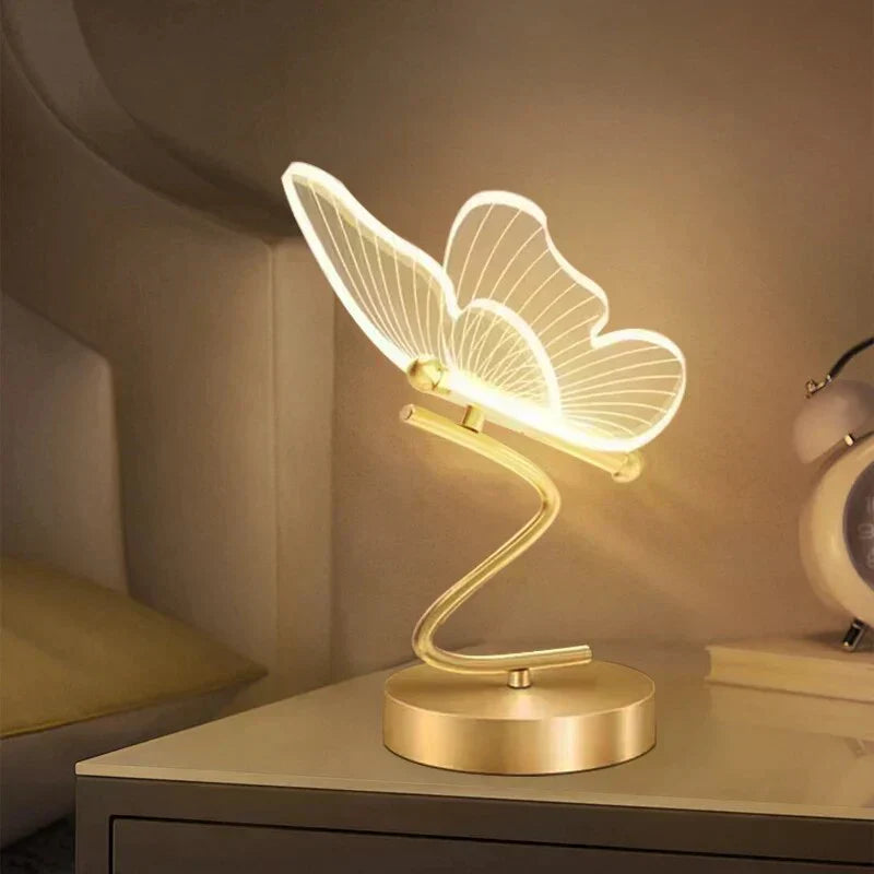 Maliben | Luxury Butterfly Led Table Lamp - Butterflyluxe