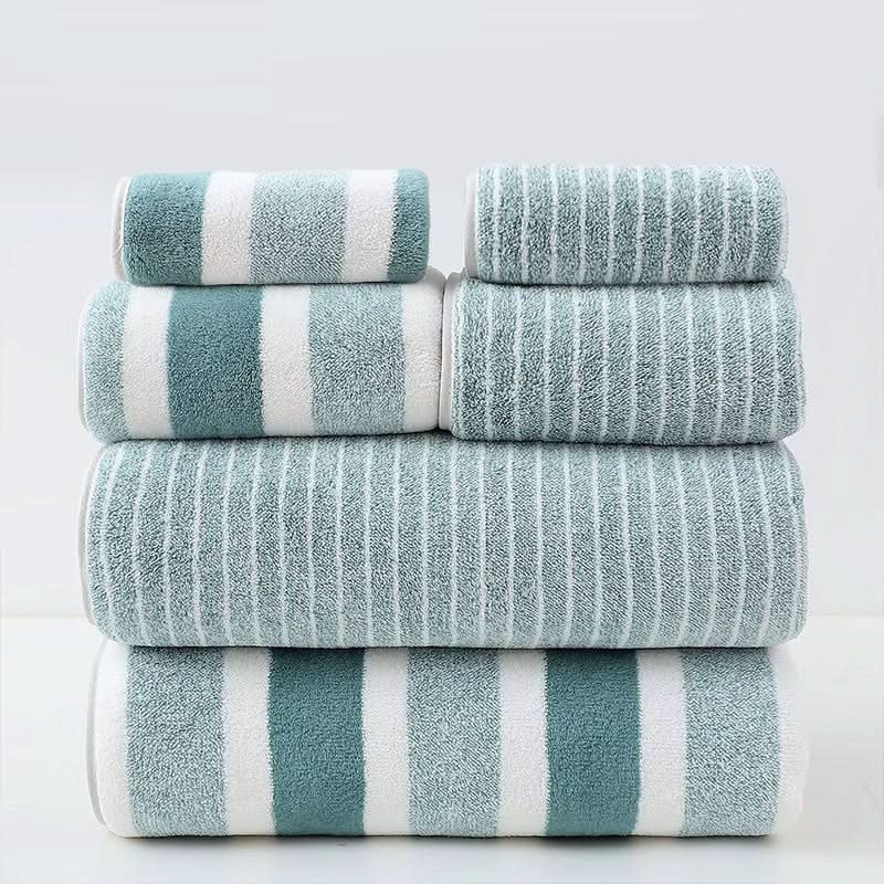 Maliben | 8-Piece Coral Fleece Towel Set – Ultra-Soft & Quick-Drying