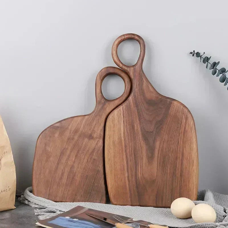 Maliben | WaldenCraft Walnut Cutting Board – Luxurious Double-Sided Cutting & Serving Board