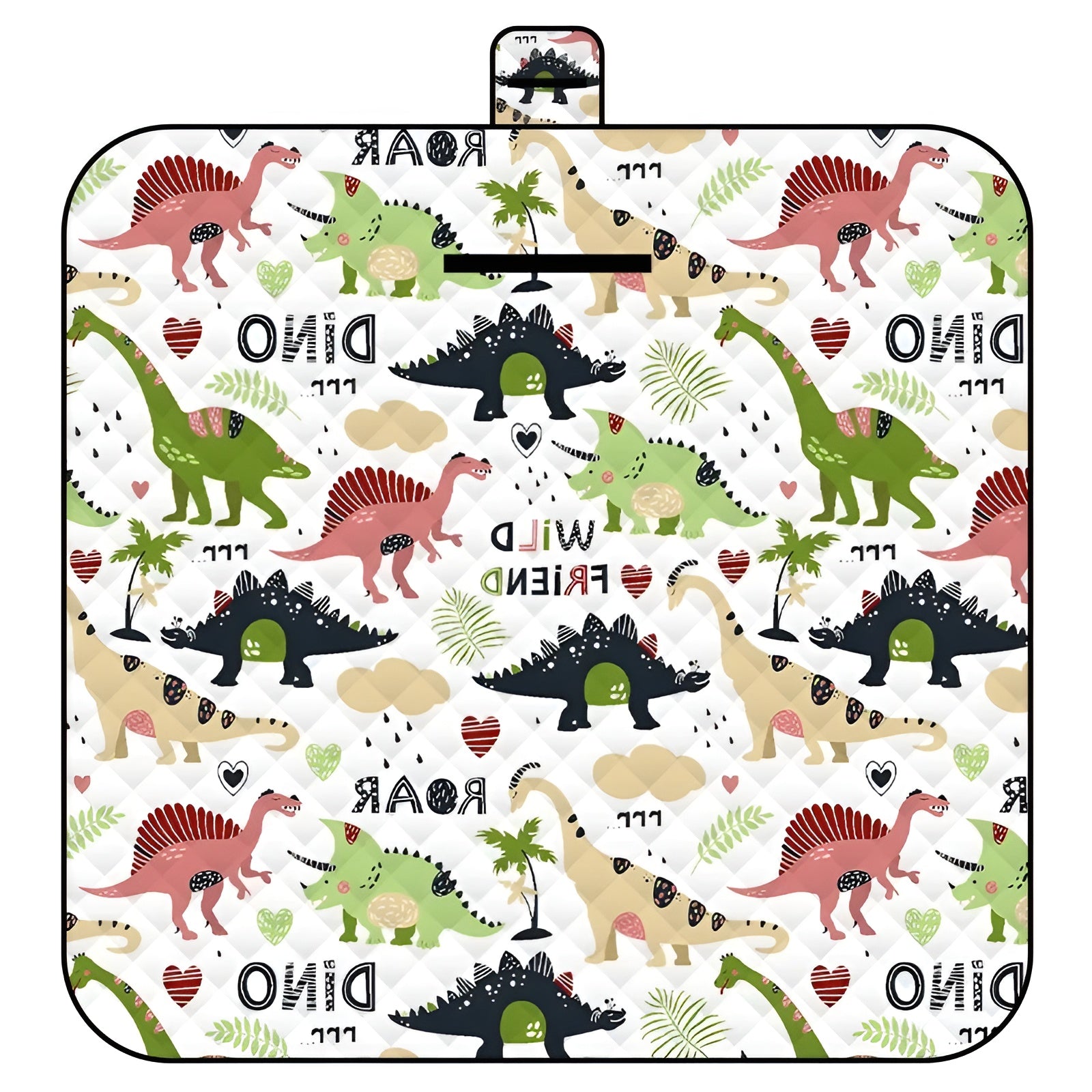 Maliben | Foldable Baby Playmat Wanderlino | Padded & Water-Resistant | For Outdoor & Home | Incl. Carry Bag