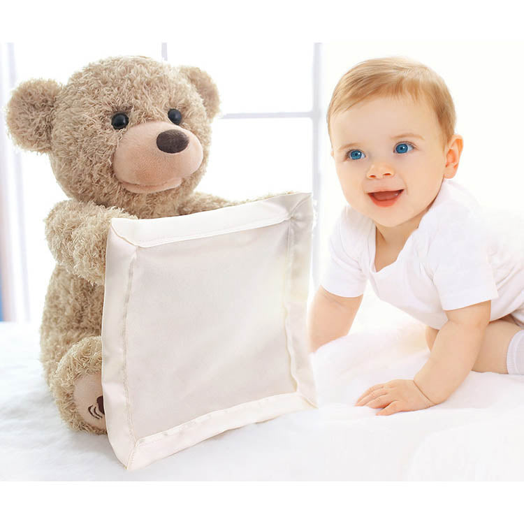 Maliben | Peek-A-Boo-Teddy - Interactive Plush Toy