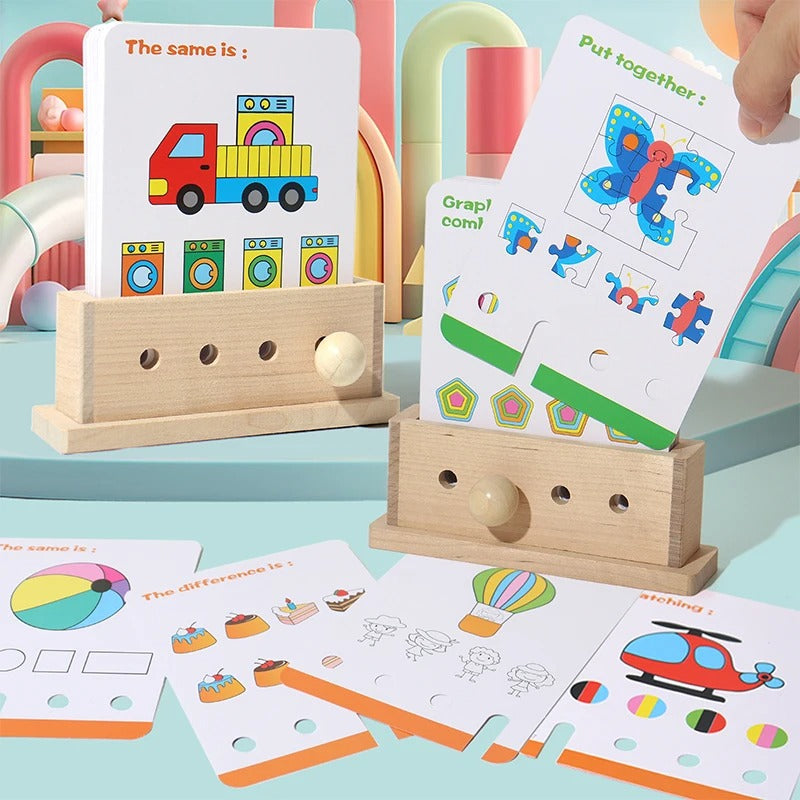 Maliben | Wooden Logic Educational Unlocking Game For Kids - Preschool Skill Developement