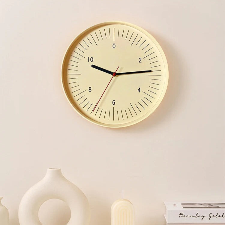 Maliben | Zadie Round Wall Clock Colorful Modern Abs Wall Decor