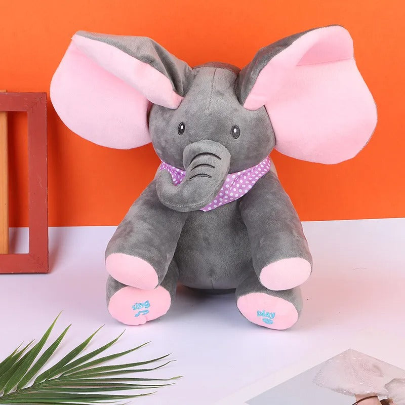 Maliben | Peek-A-Boo-Elephant - Interactive Plush Toy
