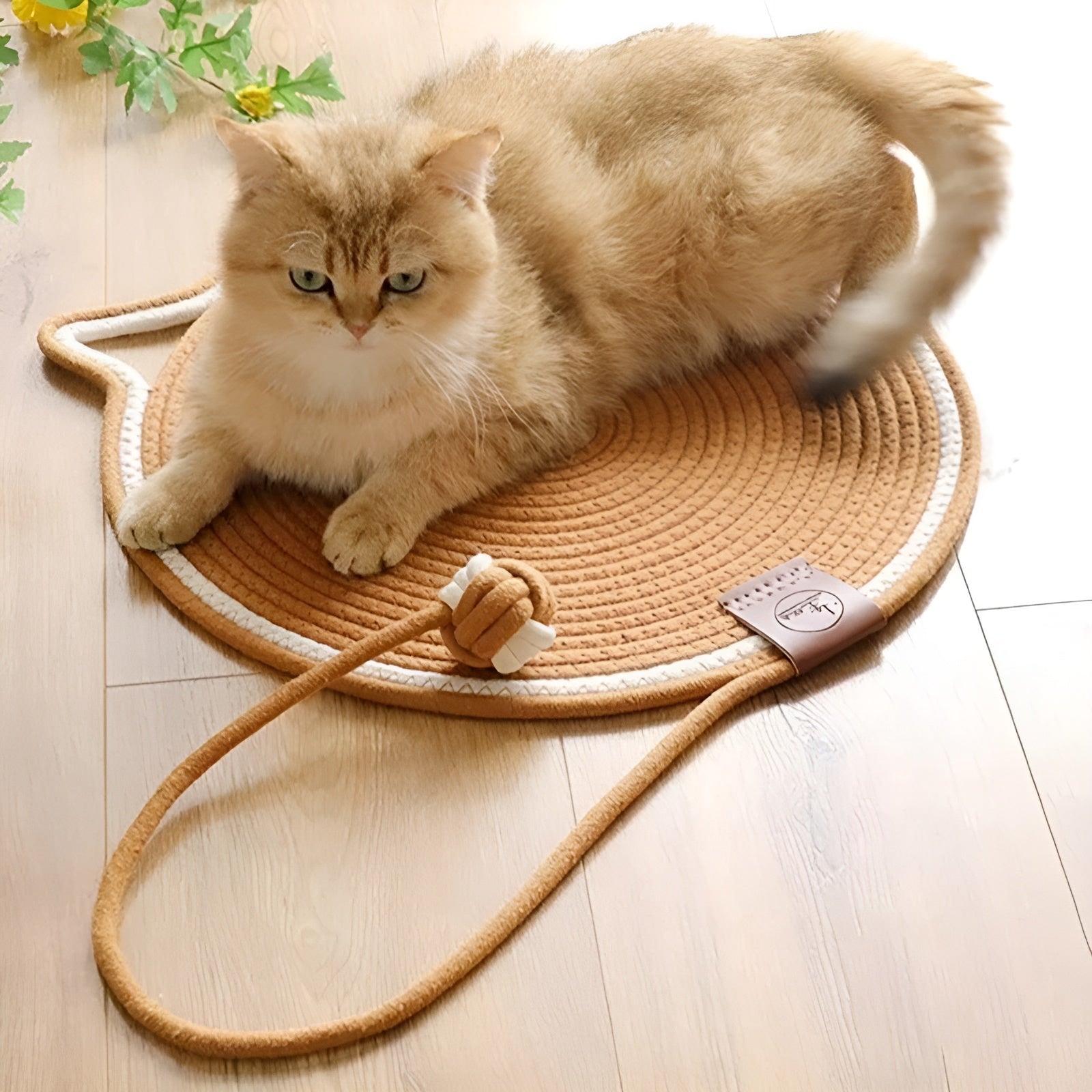 Maliben | Cotton Cat Scratching Mat Made Of Rope - Clawguard