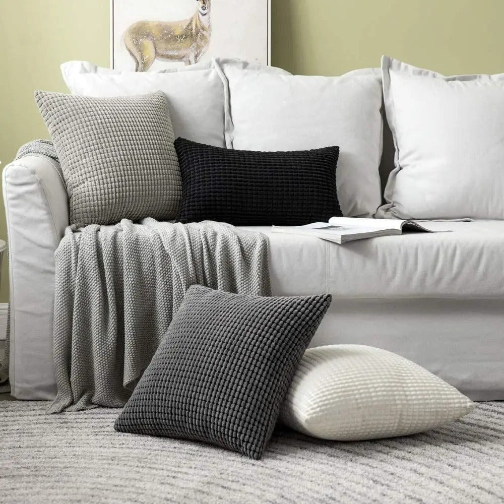 Maliben | Luxury Plushhome Cushion Cover - With Playful Corn Kernel Design