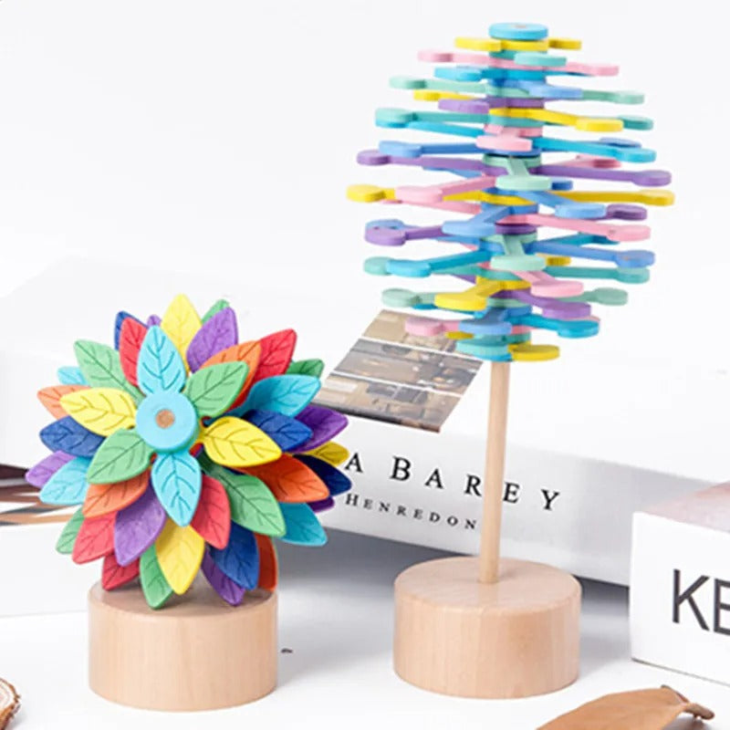 Maliben | Wooden Spinner Toy - Relaxation And Focus Enhancer