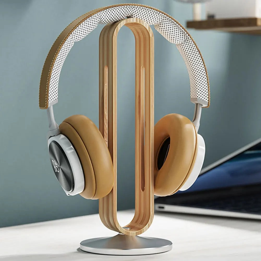 Maliben | Headphone Stand | Wood & Metal