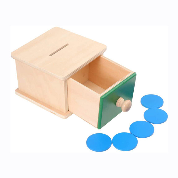 Maliben | Woods Montessori Coin Game – Promote Fine Motor Skills And Precision