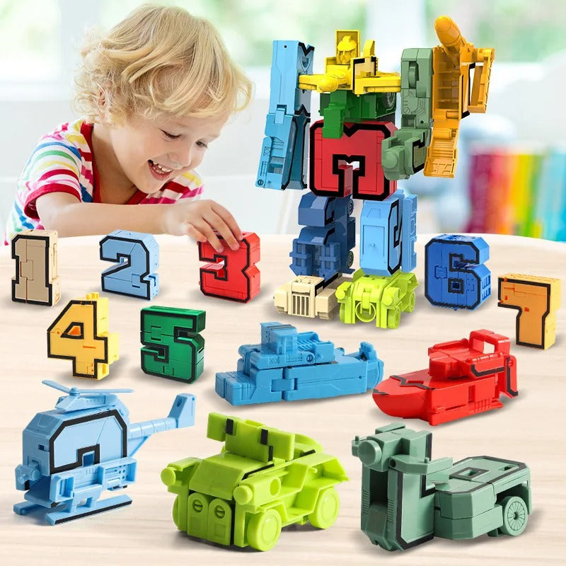 Maliben | Construction Action Figure With Numbers