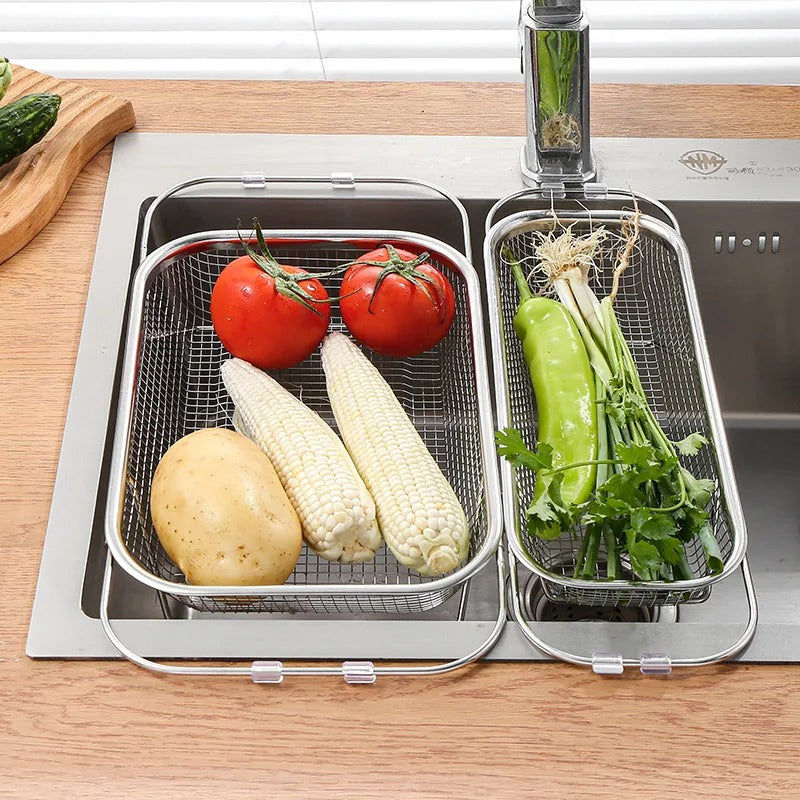 Maliben | Expandable Sink Strainer Insert | Full Metal