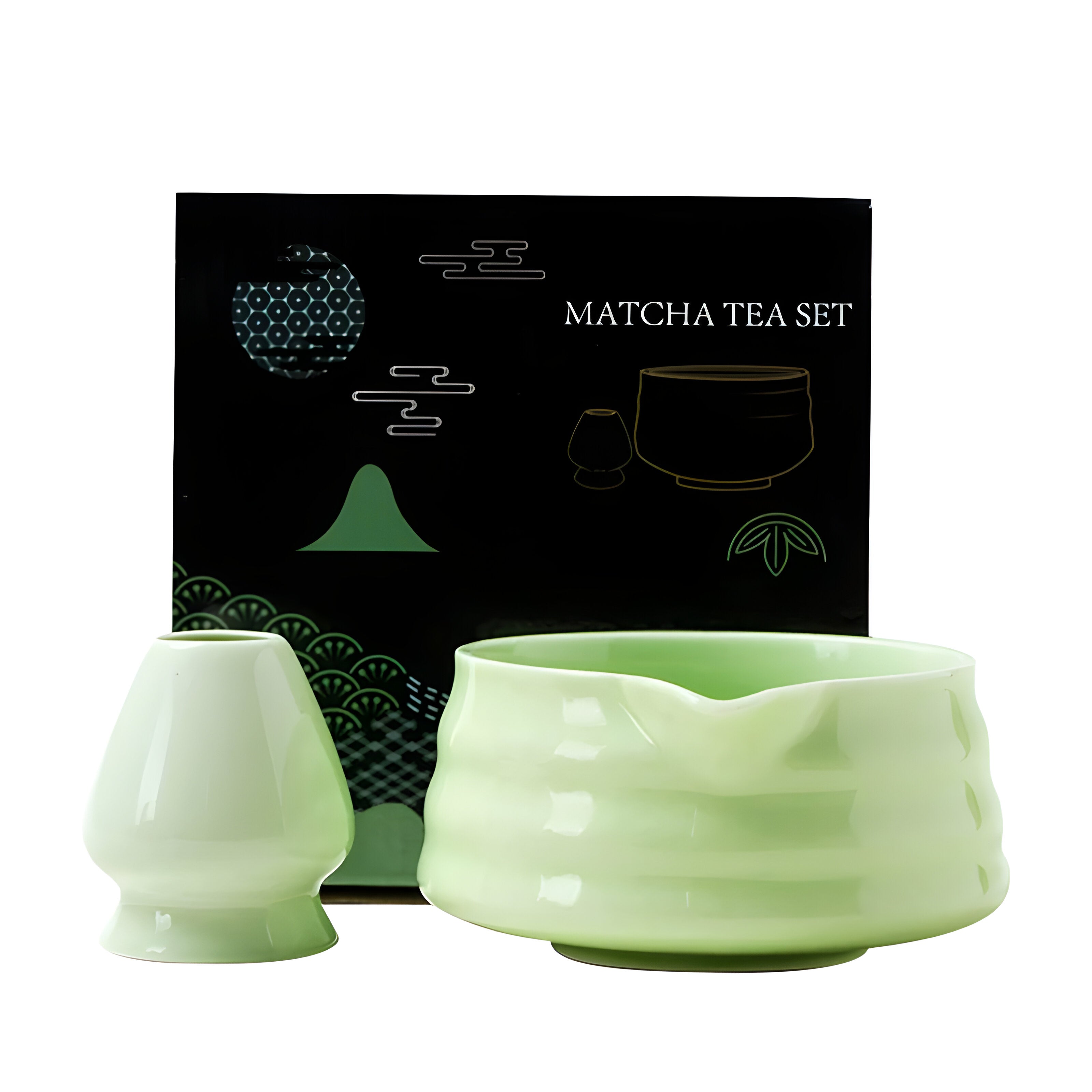 Maliben | Matcha Ceramic Set – Traditional Japanese Tea Set For Relaxing & Mindful Moments