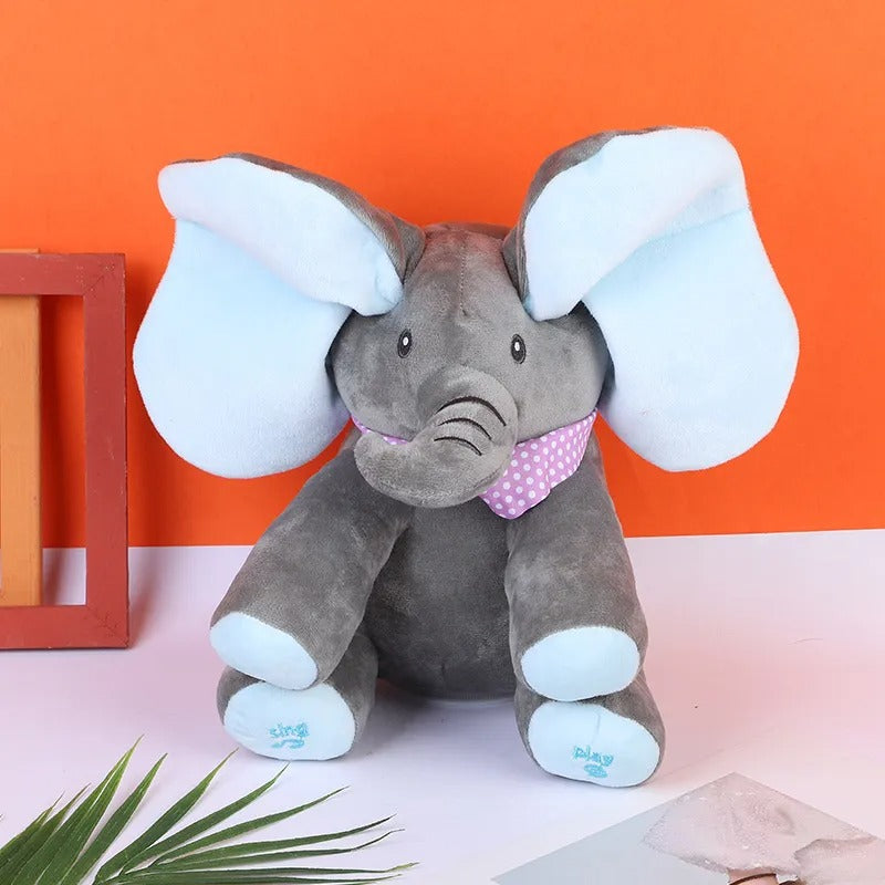 Maliben | Peek-A-Boo-Elephant - Interactive Plush Toy