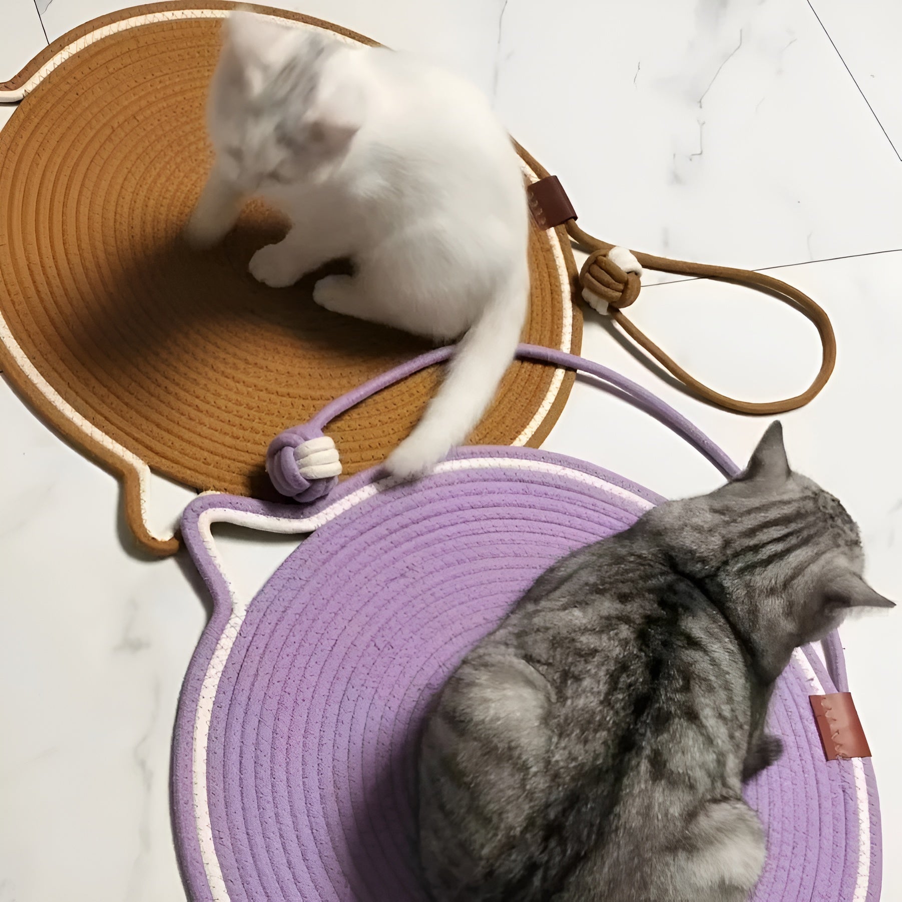 Maliben | Cotton Cat Scratching Mat Made Of Rope - Clawguard