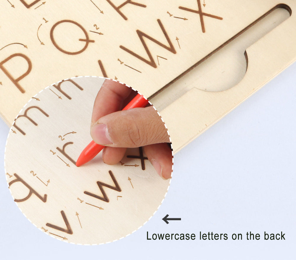 Maliben | Wooden Numbers & Shapes Board